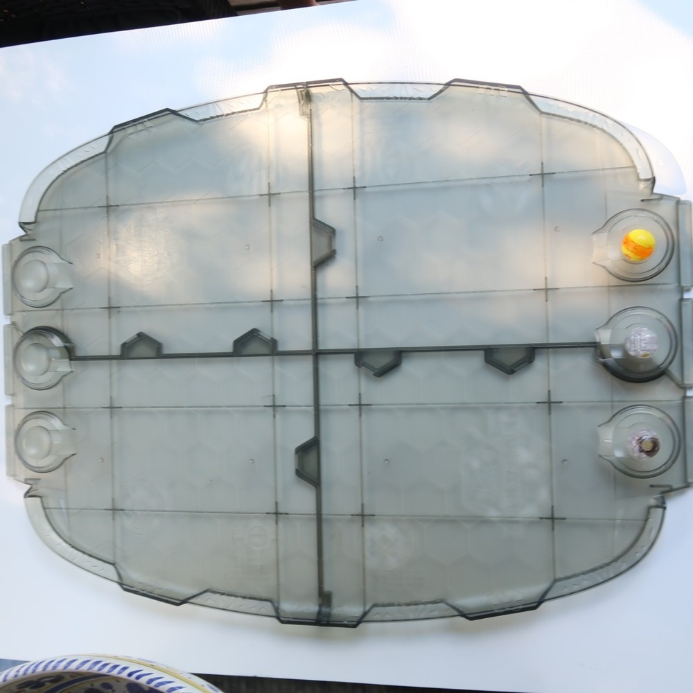 Bakugan Battle Matrix Deluxe Game Board with mini Brawlers Playset Gray Toy‎